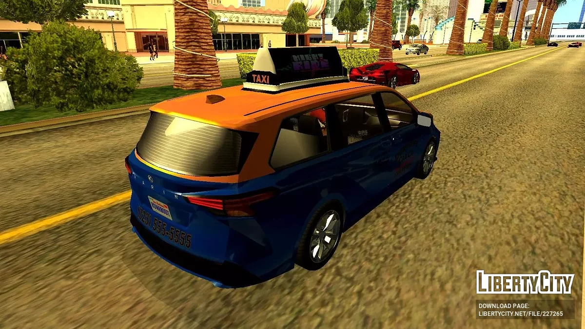 Karin Vivanite Taxi из GTA 5 / GTA San Andreas