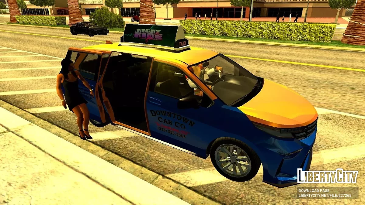 Karin Vivanite Taxi из GTA 5 / GTA San Andreas