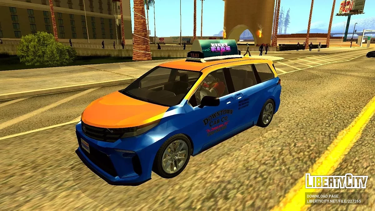 Karin Vivanite Taxi из GTA 5 / GTA San Andreas