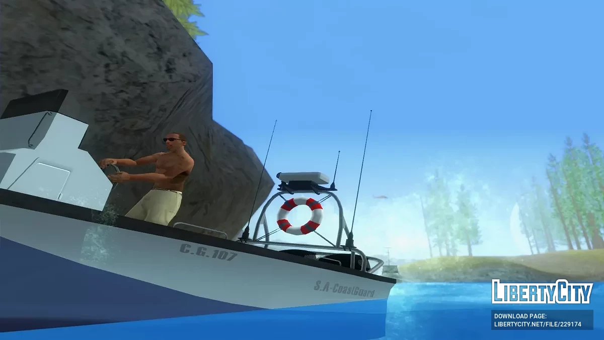 Dinka Coastguard из GTA 5 / Online [HD Unvierse Style / Vehfuncs] / GTA San Andreas