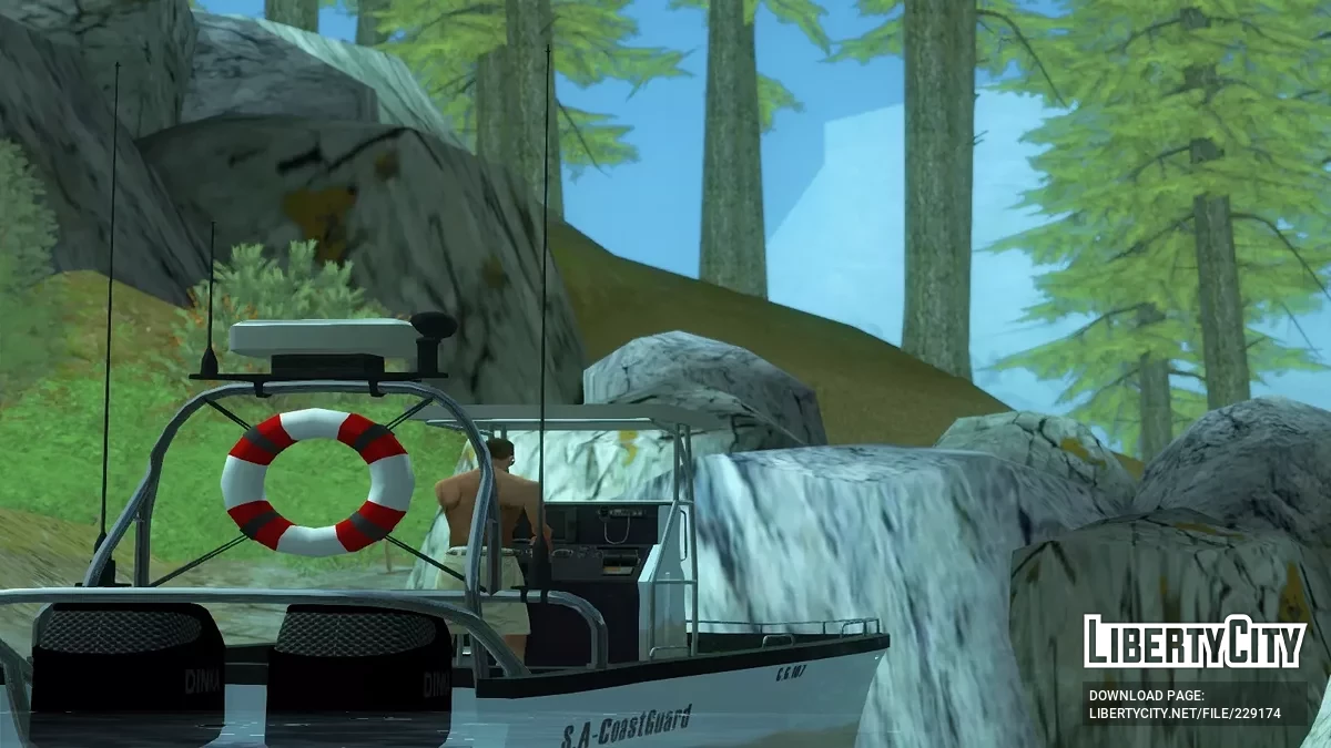 Dinka Coastguard из GTA 5 / Online [HD Unvierse Style / Vehfuncs] / GTA San Andreas