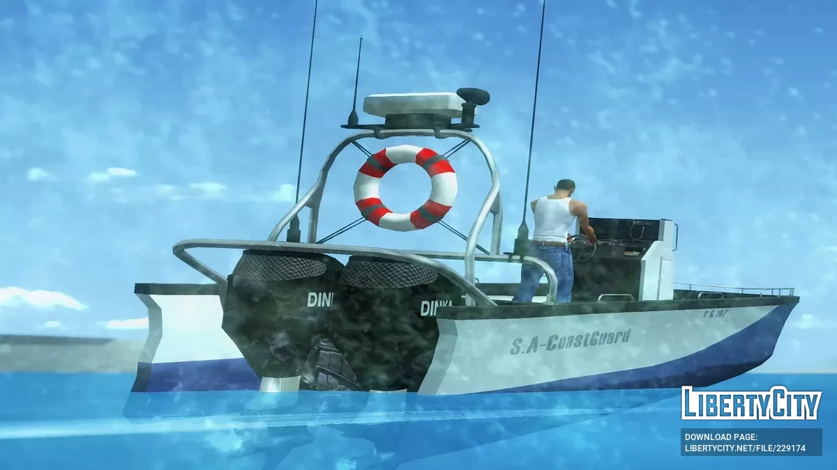 Dinka Coastguard из GTA 5 / Online [HD Unvierse Style / Vehfuncs] / GTA San Andreas
