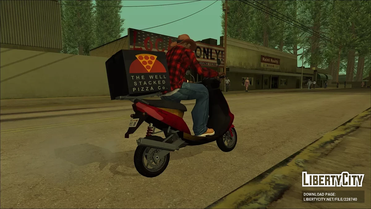 Pegassi Pizzaboy из GTA 5 / GTA San Andreas