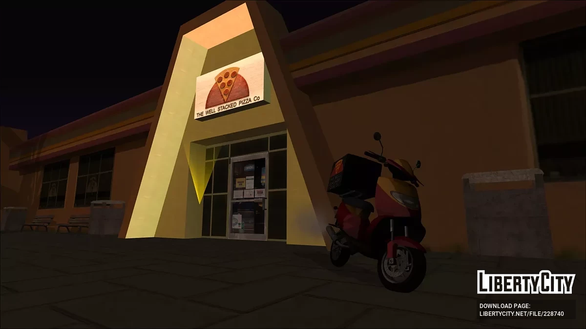 Pegassi Pizzaboy из GTA 5 / GTA San Andreas