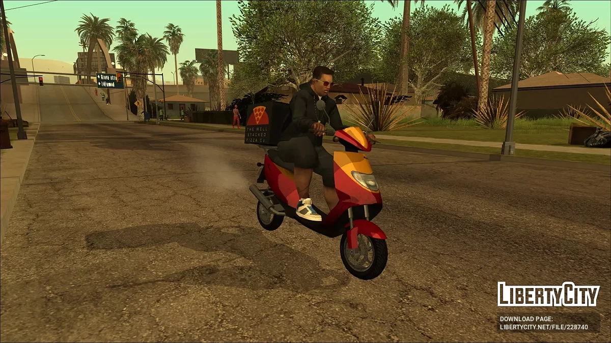 Pegassi Pizzaboy из GTA 5 / GTA San Andreas