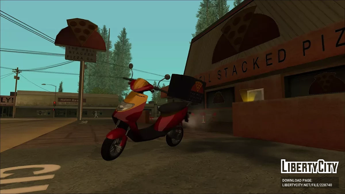 Pegassi Pizzaboy из GTA 5 / GTA San Andreas