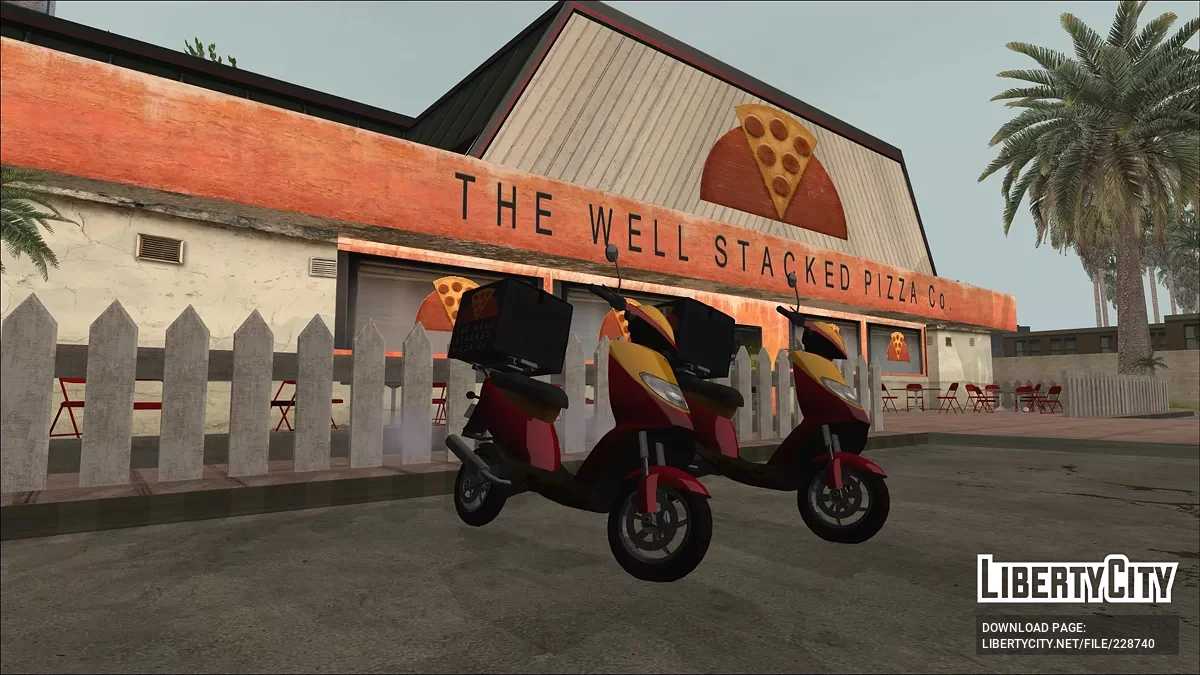 Pegassi Pizzaboy из GTA 5 / GTA San Andreas