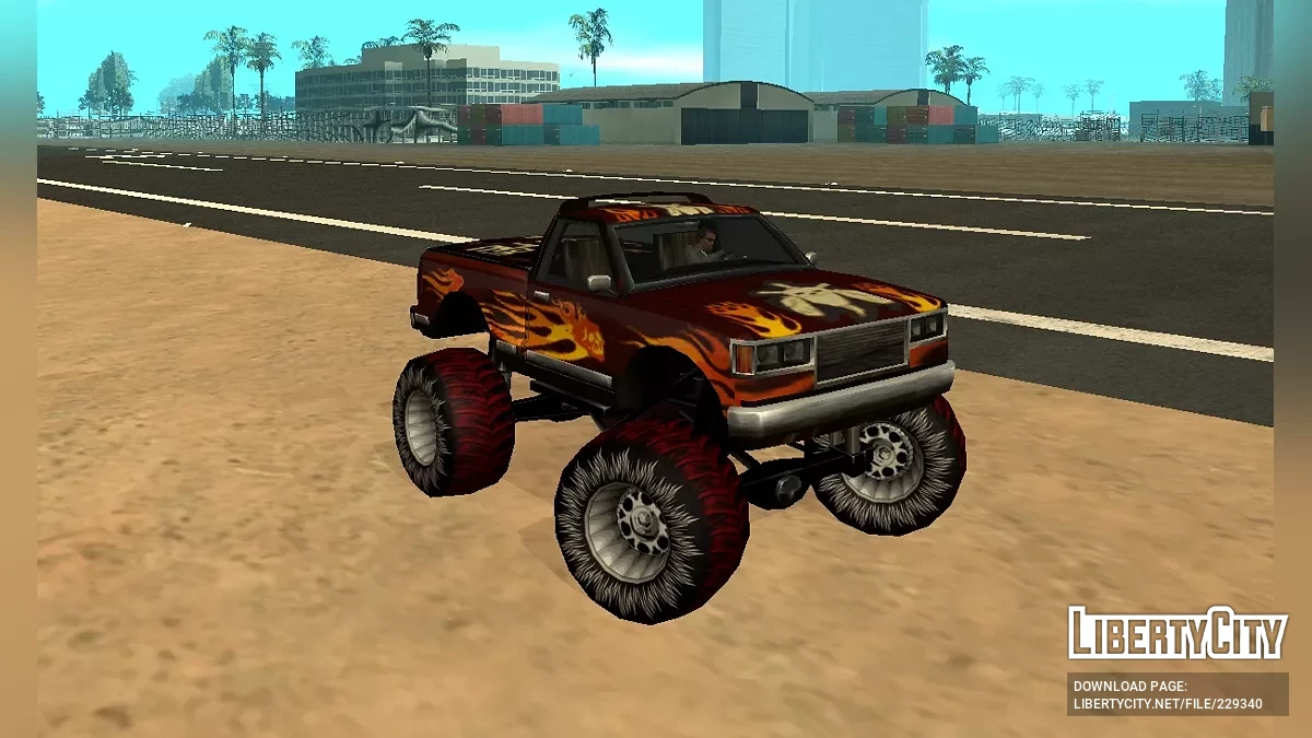 Изменённый Монстр-Трак из GTA SA: Tropa de Elite / GTA San Andreas