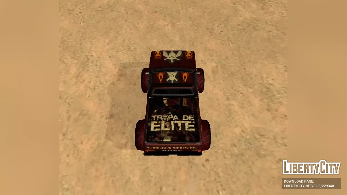 Изменённый Монстр-Трак из GTA SA: Tropa de Elite / GTA San Andreas