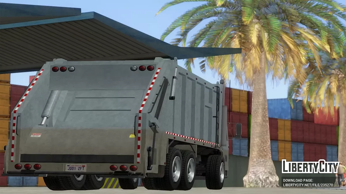 JoBuilt Trashmaster из GTA 5 / Online [Vehfuncs] / GTA San Andreas