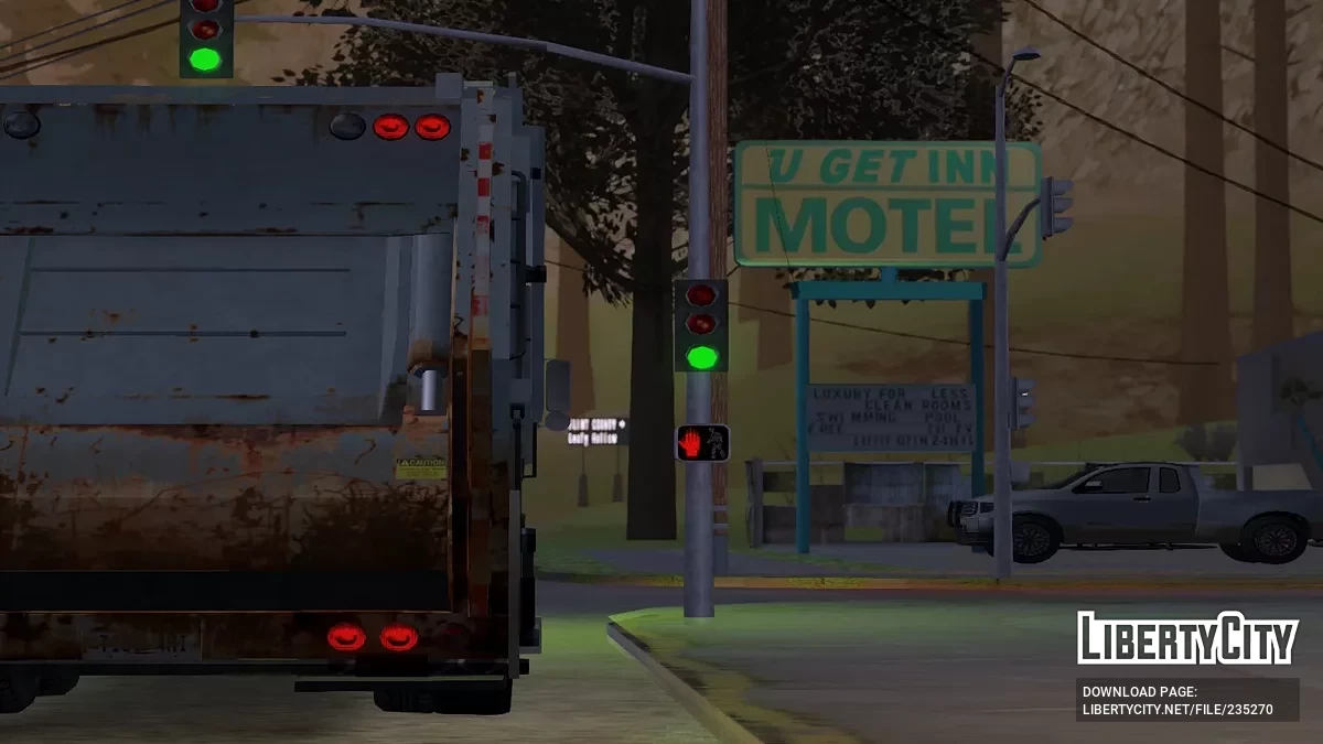 JoBuilt Trashmaster из GTA 5 / Online [Vehfuncs] / GTA San Andreas