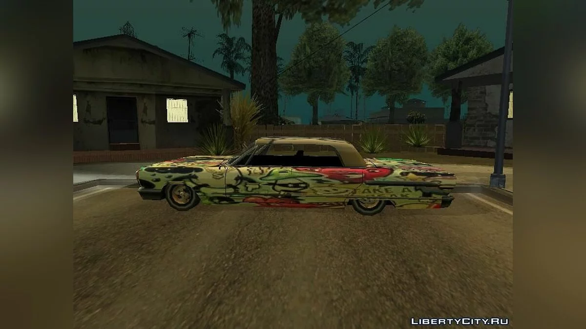 Винил для Savanna в стиле ГРАФФИТИ (Версия 3) / GTA San Andreas
