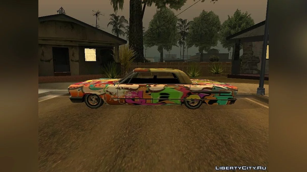 Винил для Savanna в стиле ГРАФФИТИ (Версия 3) / GTA San Andreas