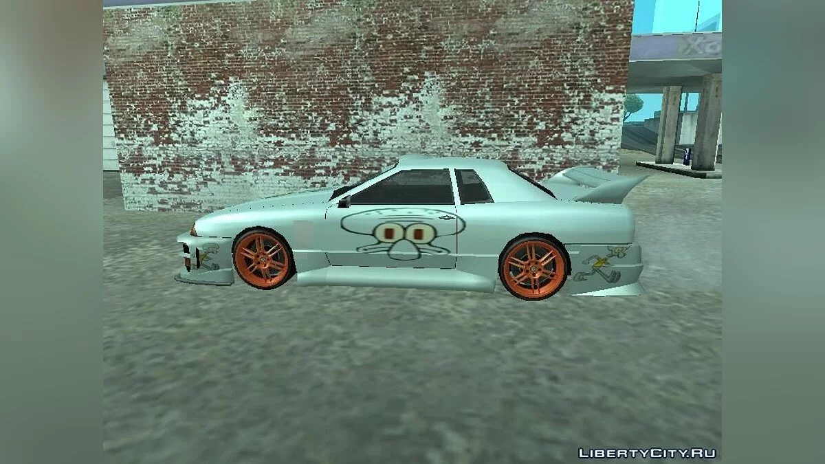 3 винила для Elegy из мультика \"Спанч Боб\" / GTA San Andreas