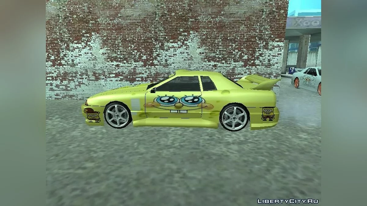 3 винила для Elegy из мультика \"Спанч Боб\" / GTA San Andreas