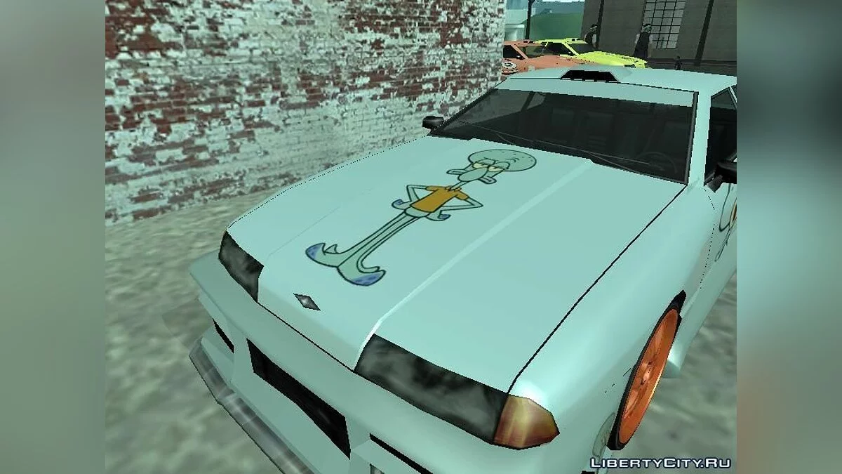 3 винила для Elegy из мультика \"Спанч Боб\" / GTA San Andreas