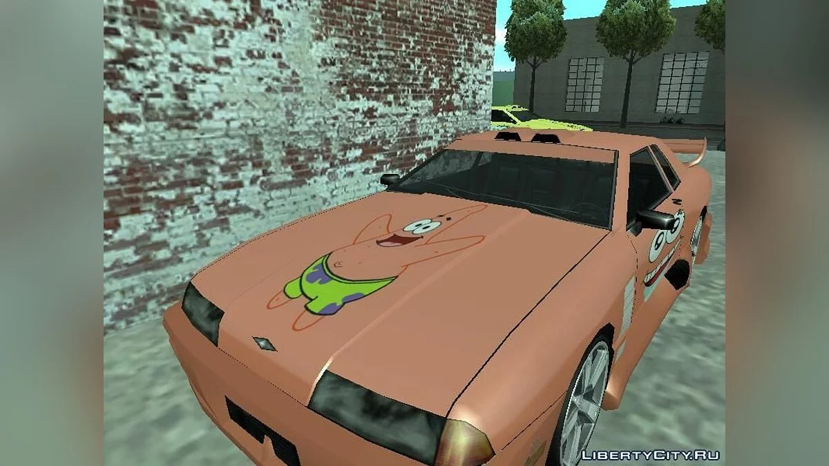 3 винила для Elegy из мультика \"Спанч Боб\" / GTA San Andreas