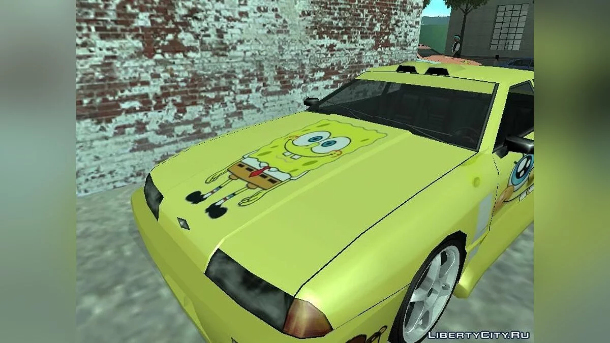 3 винила для Elegy из мультика \"Спанч Боб\" / GTA San Andreas