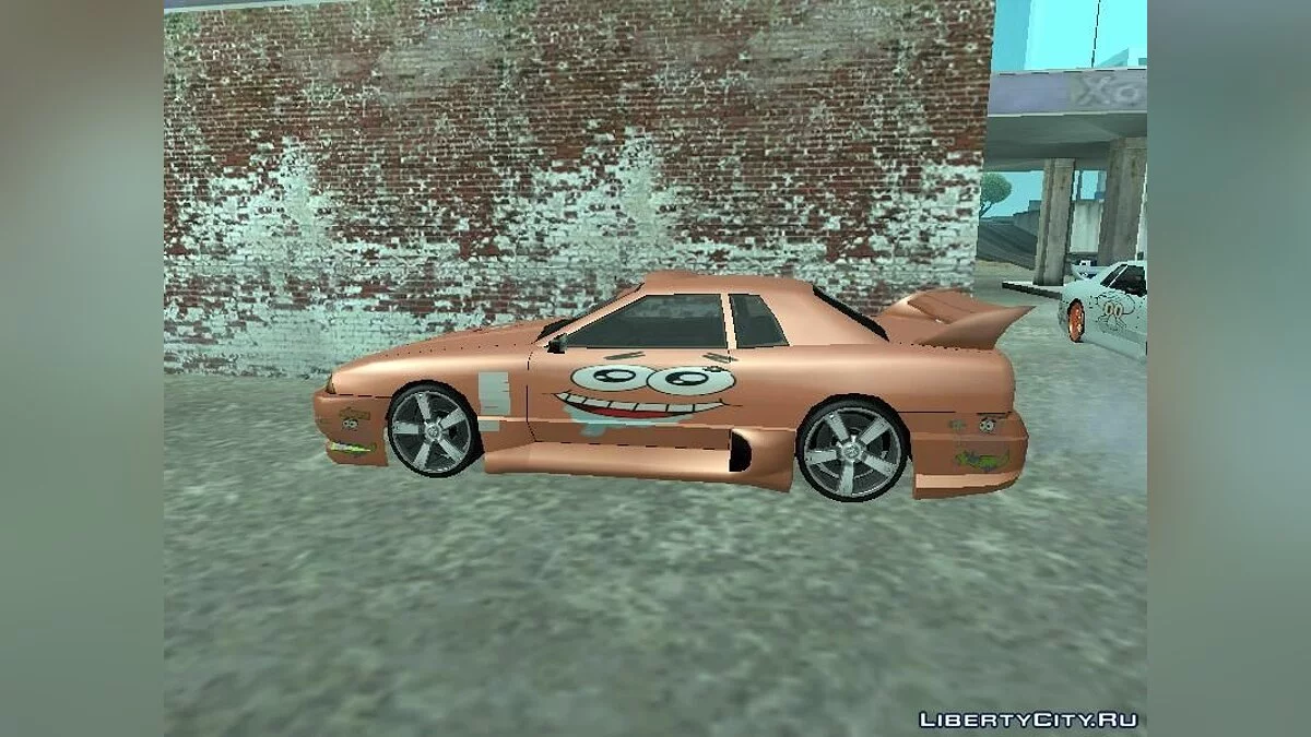 3 винила для Elegy из мультика \"Спанч Боб\" / GTA San Andreas