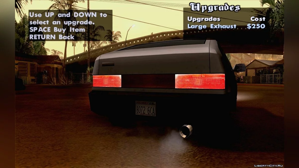 Новые запчасти для тюнинга / GTA San Andreas