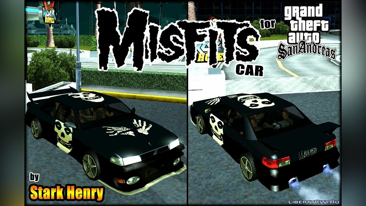 Скачать Покраска Misfits для машины Sultan для GTA San Andreas