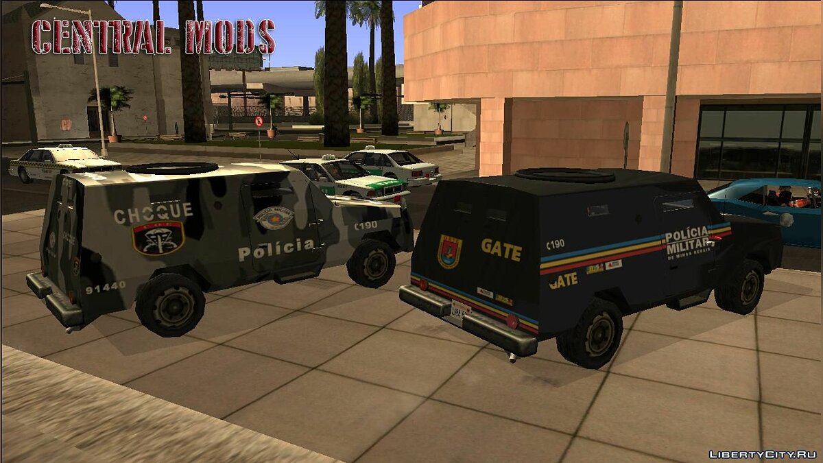 Скачать Swatvan - COE / GATE - Военная полиция Бразилии для GTA San Andreas