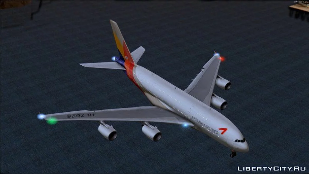 Airbus A380-800 Livery Pack / GTA San Andreas