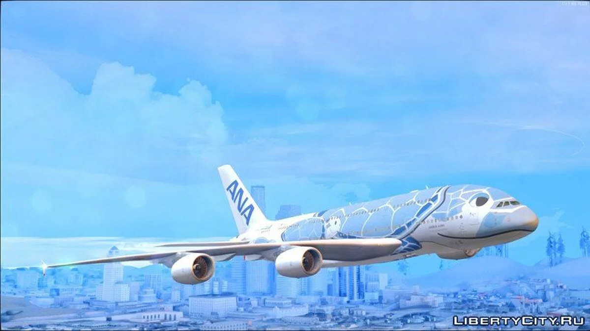 Airbus A380-800 Livery Pack / GTA San Andreas