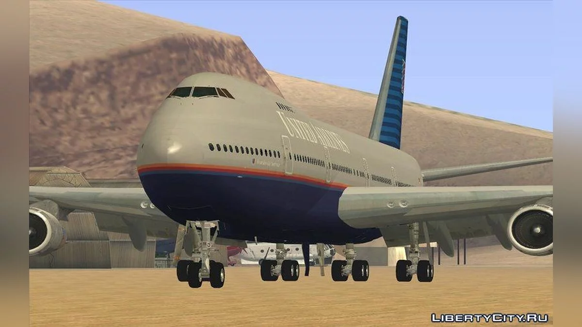 Боинг 747-100 United Airlines / GTA San Andreas