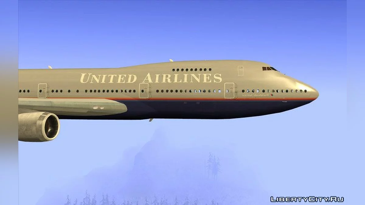 Боинг 747-100 United Airlines / GTA San Andreas