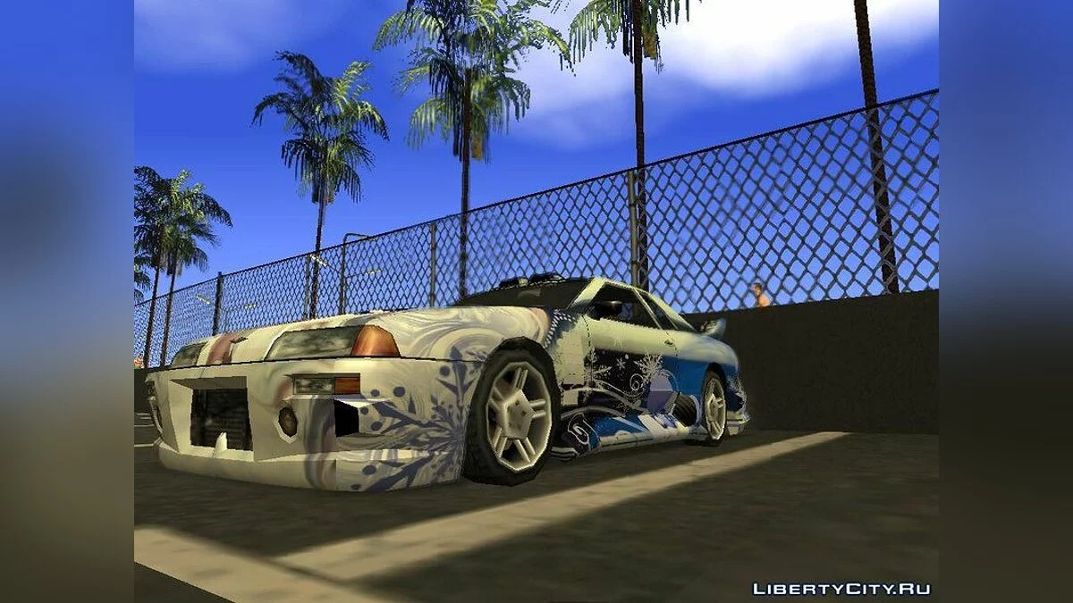 Покраска Star Guardian Soroka для Elegy / GTA San Andreas