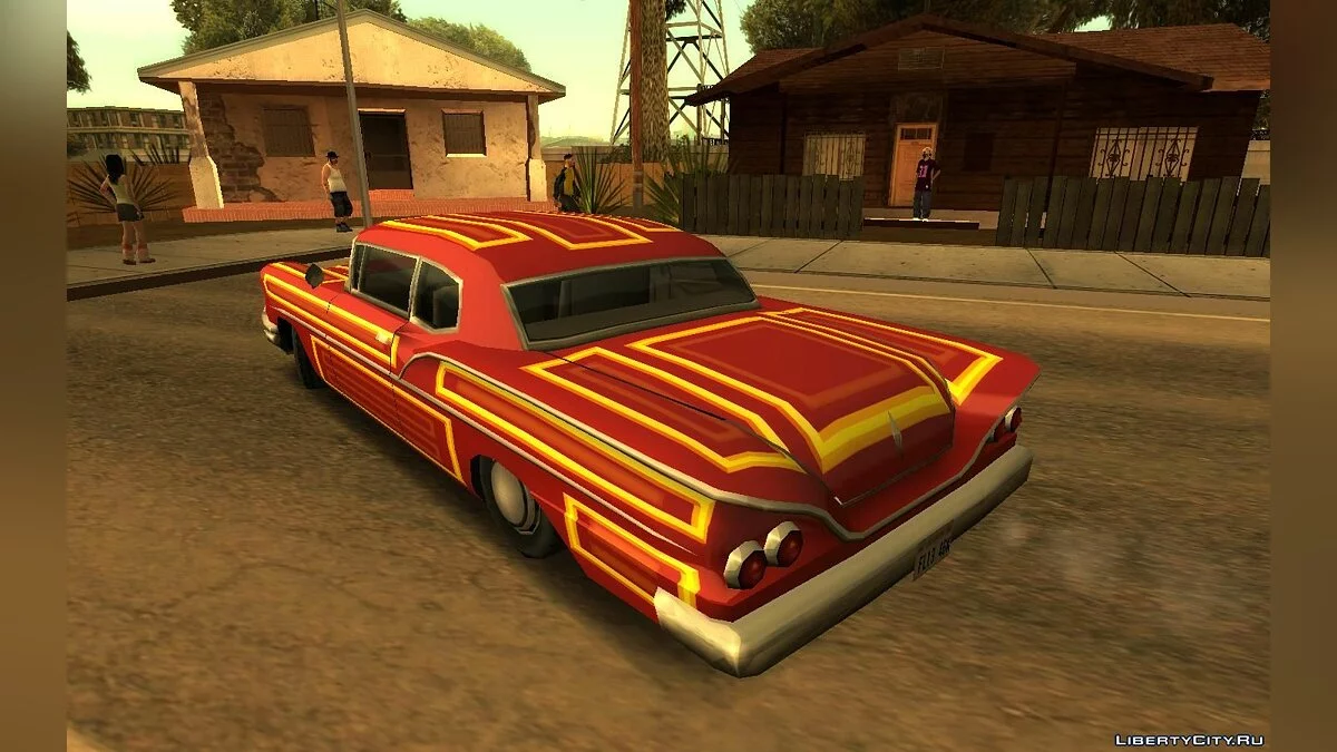 Оригинальные покрасочные работы для лоурайдеров в HD / GTA San Andreas