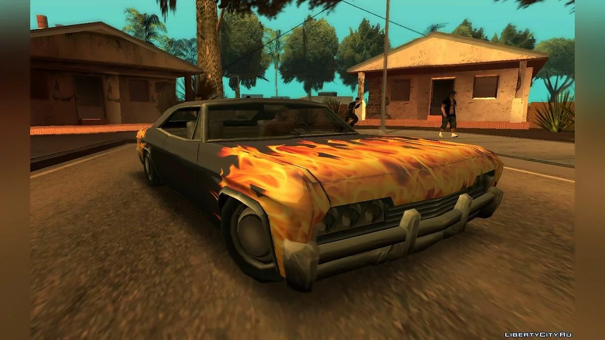 Оригинальные покрасочные работы для лоурайдеров в HD / GTA San Andreas