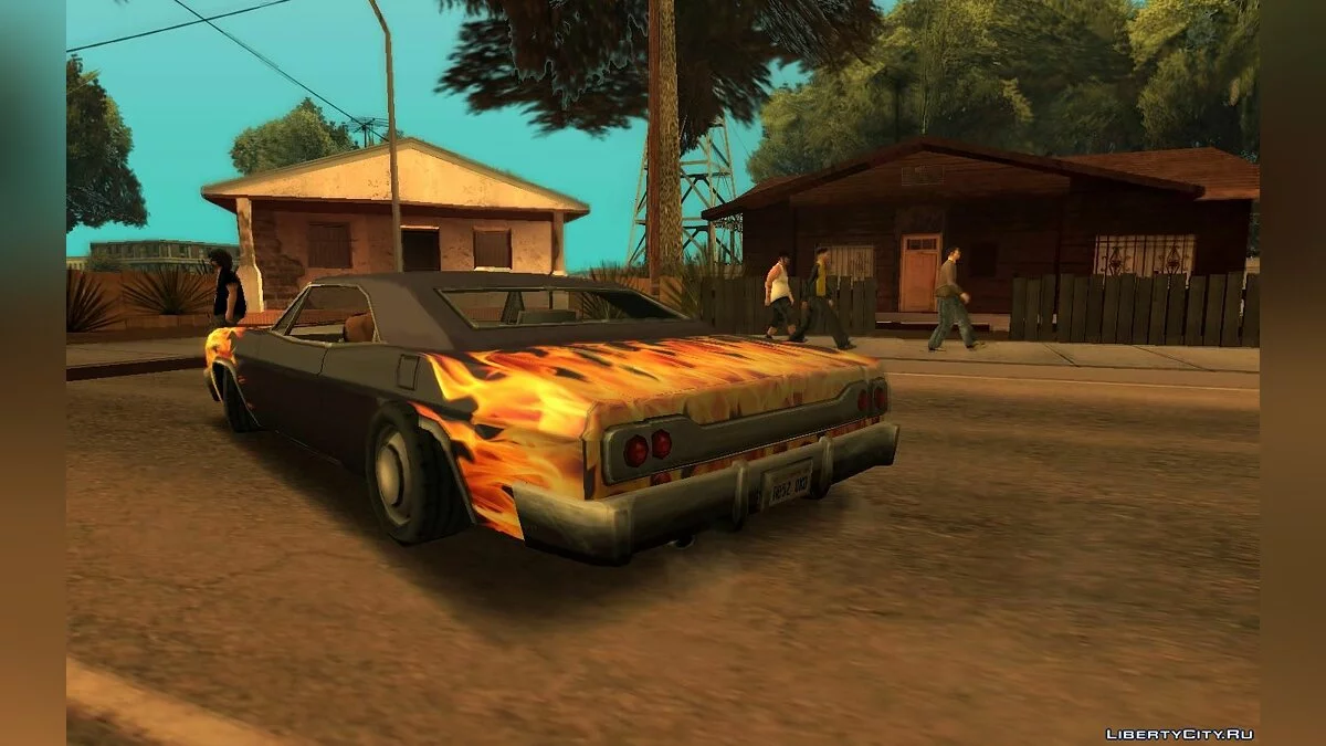 Оригинальные покрасочные работы для лоурайдеров в HD / GTA San Andreas