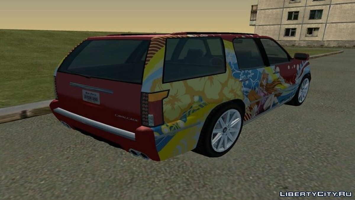 Скачать Покрасочная работа для Albany Cavalcade II (Holo Paintjob) для GTA  San Andreas