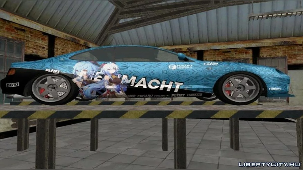 Karin Calico GTF - Ganyu Paintjob / GTA San Andreas