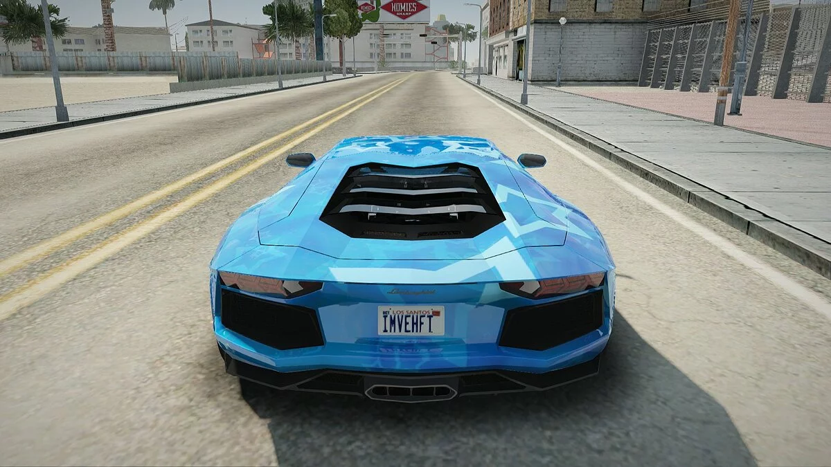 Lamborghini Aventador LP700-4 2012 Blue Star / GTA San Andreas