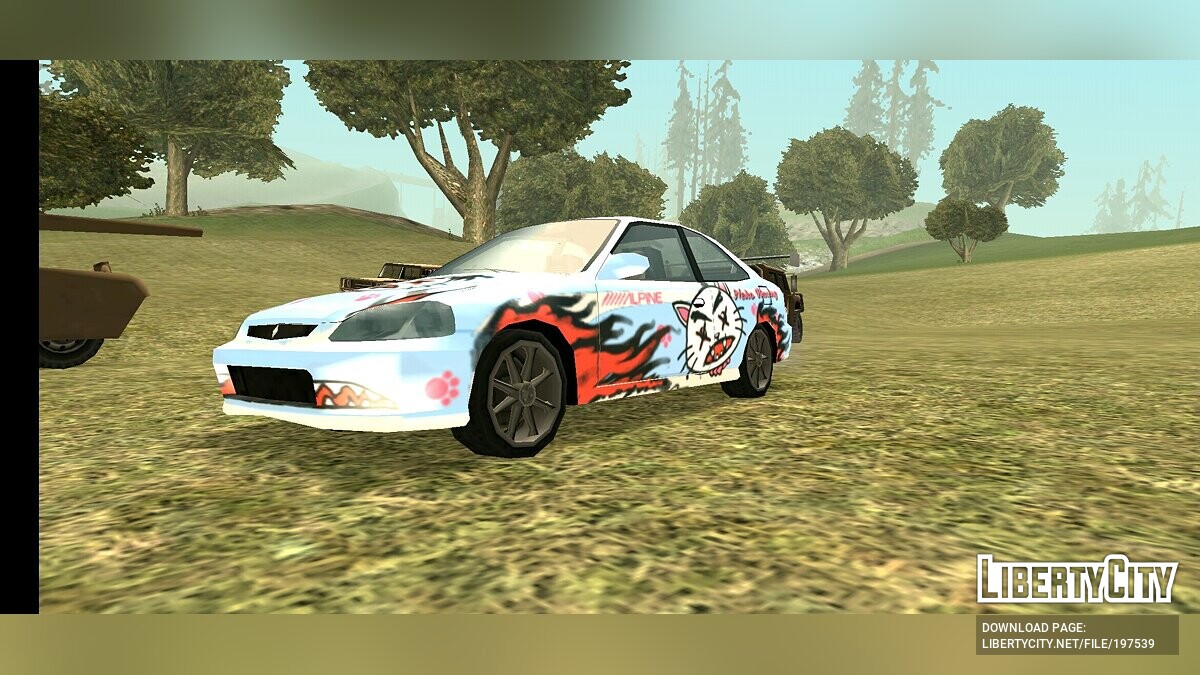 Скачать Новые винилы для Honda Civic для GTA San Andreas