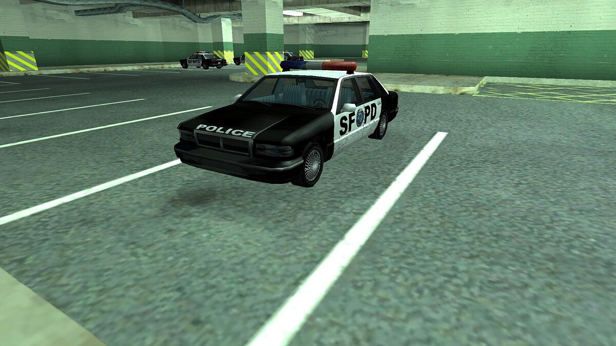 Замена машины Police (SF) (copcarsf.dff, copcarsf.dff) в GTA San Andreas  (357 файлов)