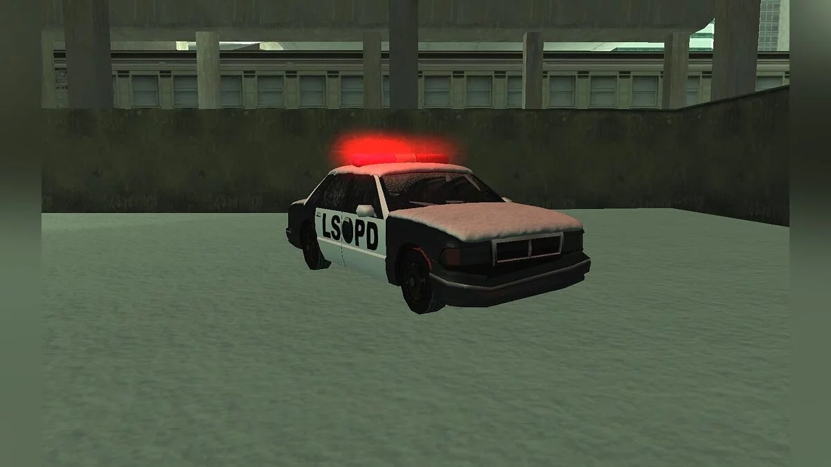 Police LS winter Retexture / GTA San Andreas