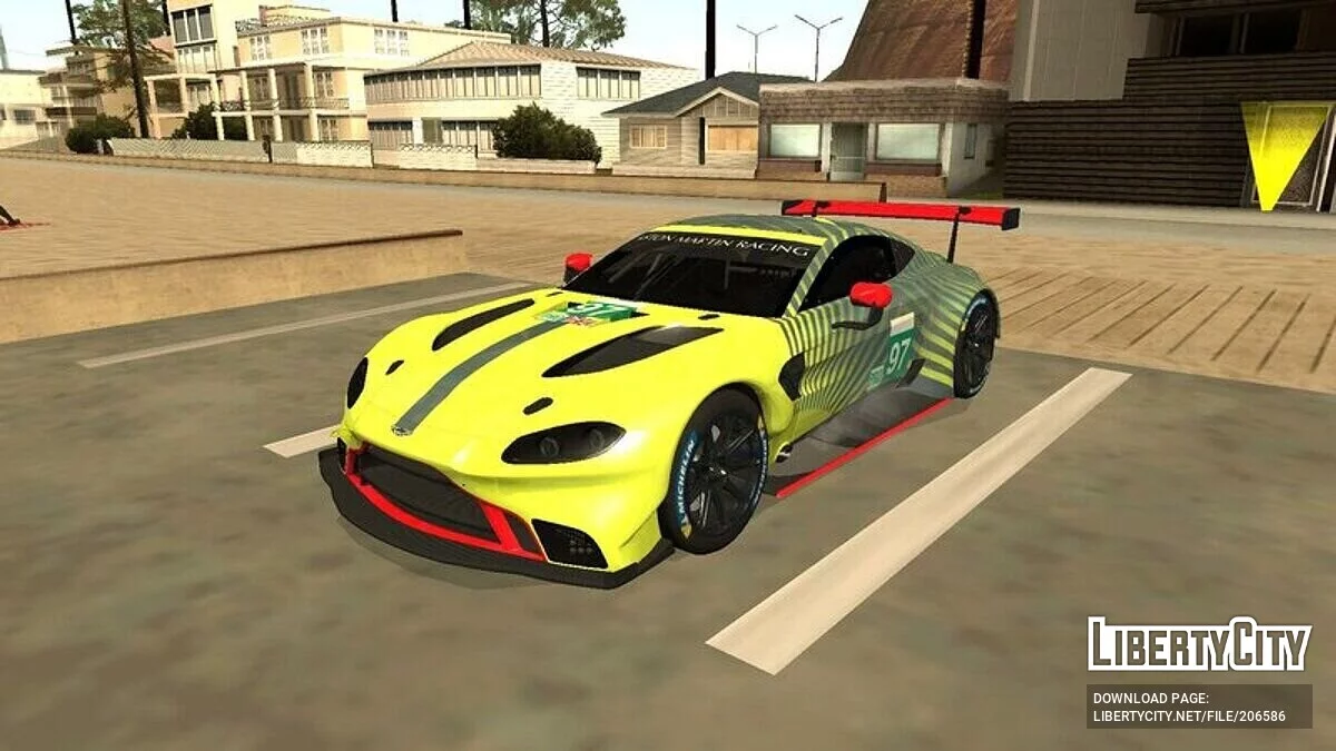 2019 Aston Martin Vantage GTE [3 Liveries] / GTA San Andreas