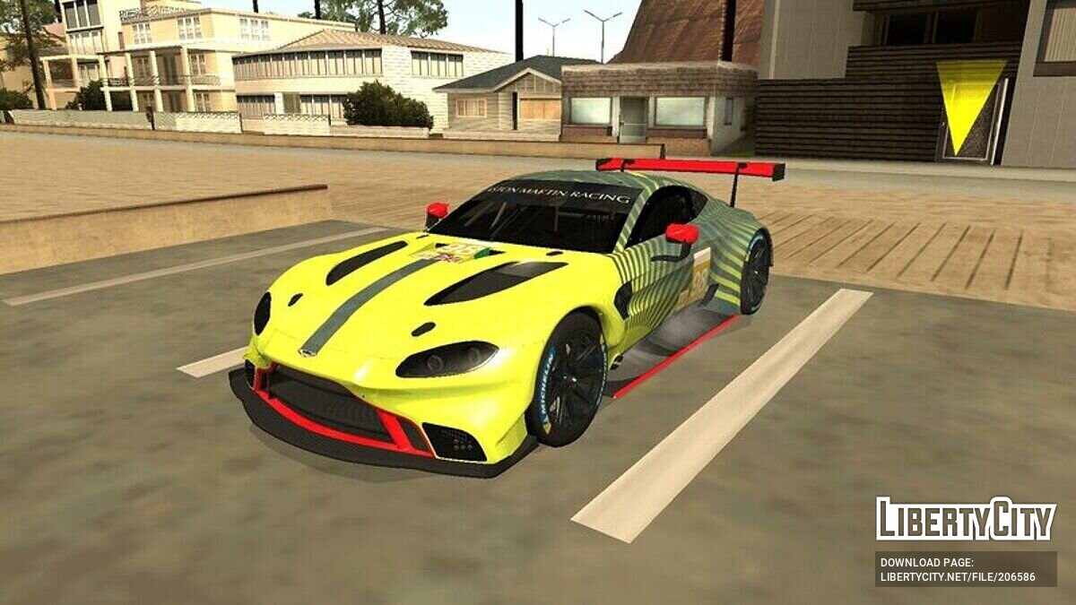 Скачать 2019 Aston Martin Vantage GTE [3 Liveries] для GTA San Andreas