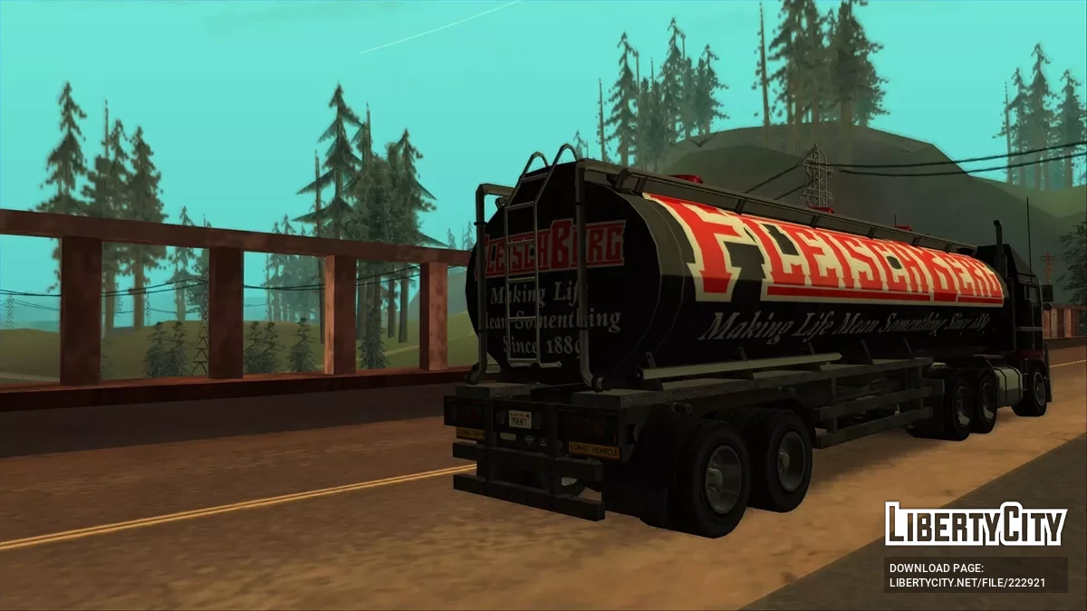 Дружественные покраски для трейлера-танкера Brute 90-х (+Экстры) / GTA San Andreas