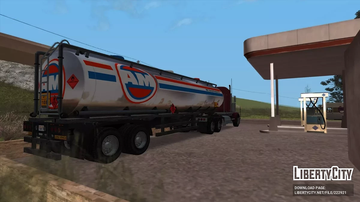 Дружественные покраски для трейлера-танкера Brute 90-х (+Экстры) / GTA San Andreas