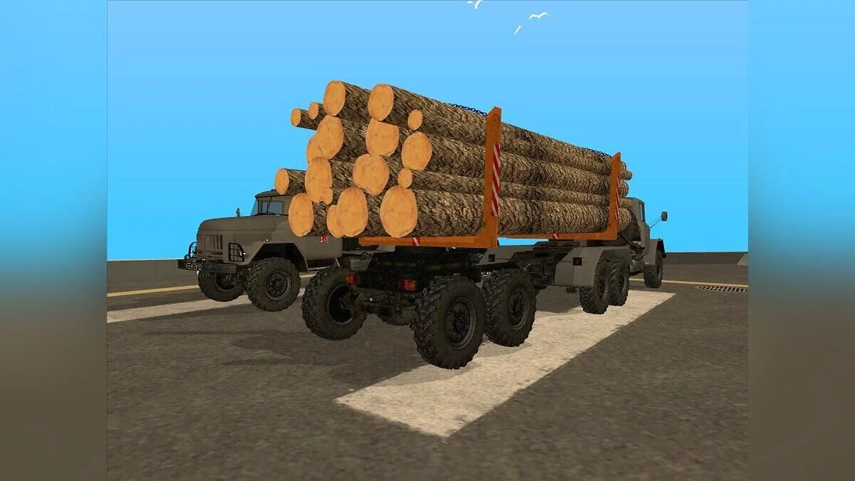 Прицеп роспуск ТМЗ-802А (для ЗИЛ 131В) / GTA San Andreas