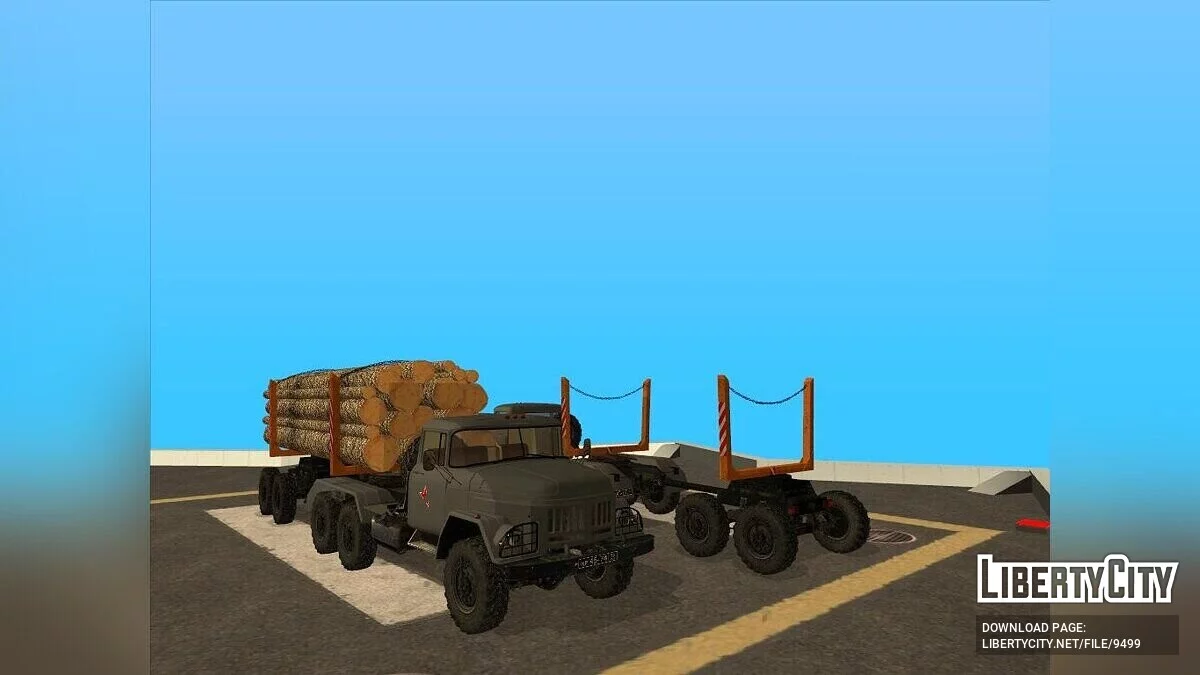 Прицеп роспуск ТМЗ-802А (для ЗИЛ 131В) / GTA San Andreas