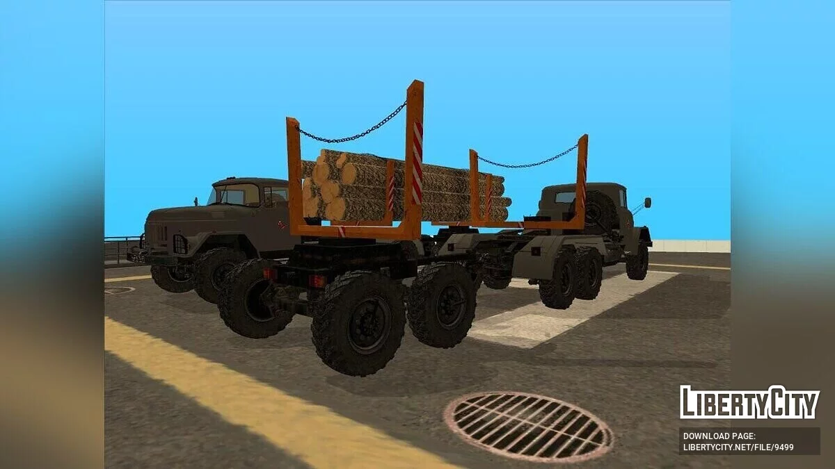 Прицеп роспуск ТМЗ-802А (для ЗИЛ 131В) / GTA San Andreas