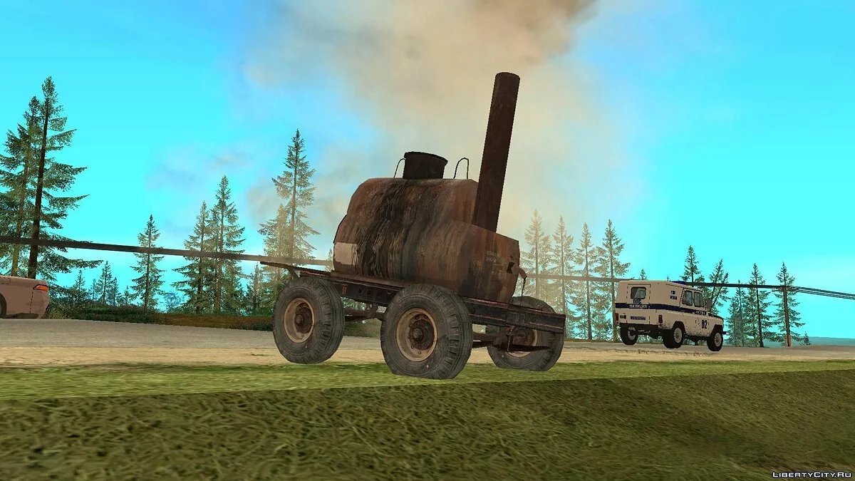 Гудронный коллайдер / GTA San Andreas