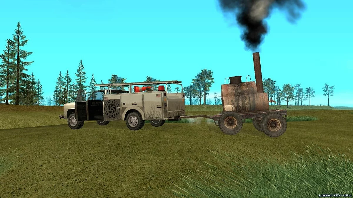 Гудронный коллайдер / GTA San Andreas