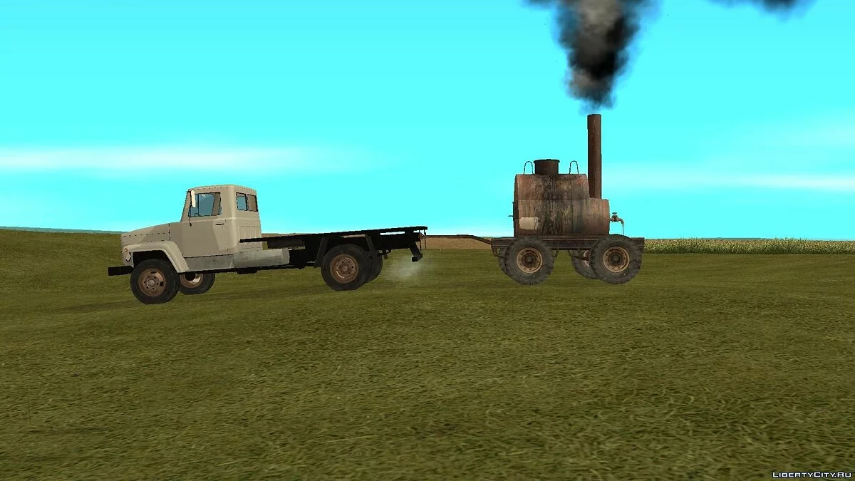 Гудронный коллайдер / GTA San Andreas